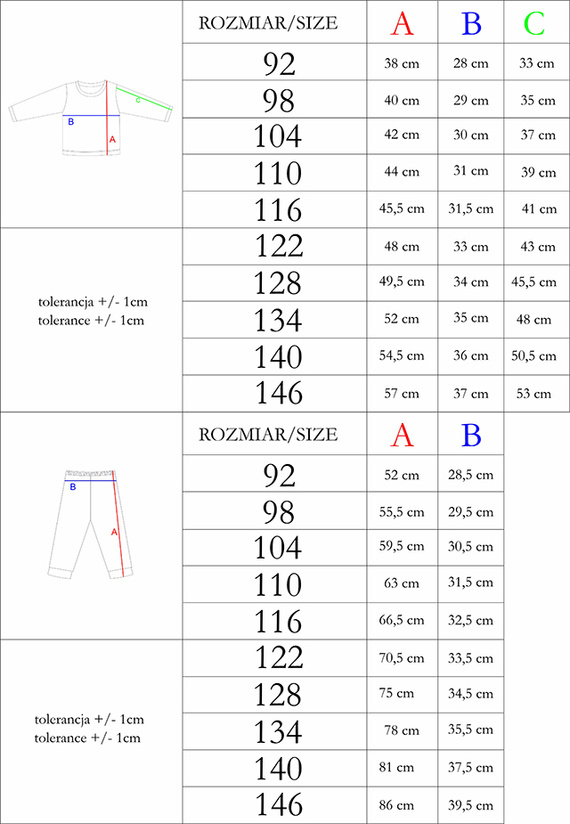 209036 Rosy Piżama dziecięca Nicol