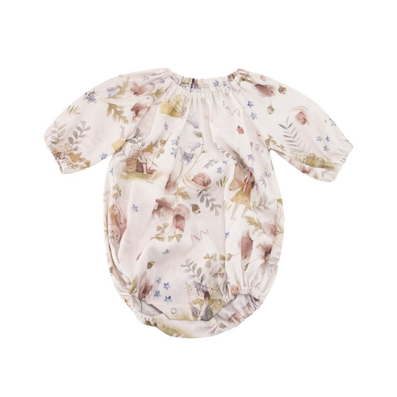 Fairies Body niemowlęce bambusowe długi rękaw Makaszka – 100% bambus