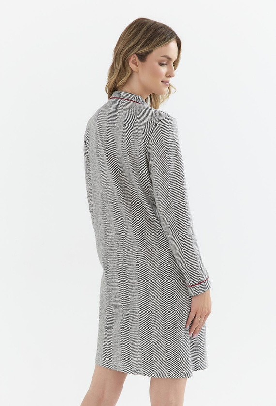 409 Koszula Nocna Cana -grafitowy