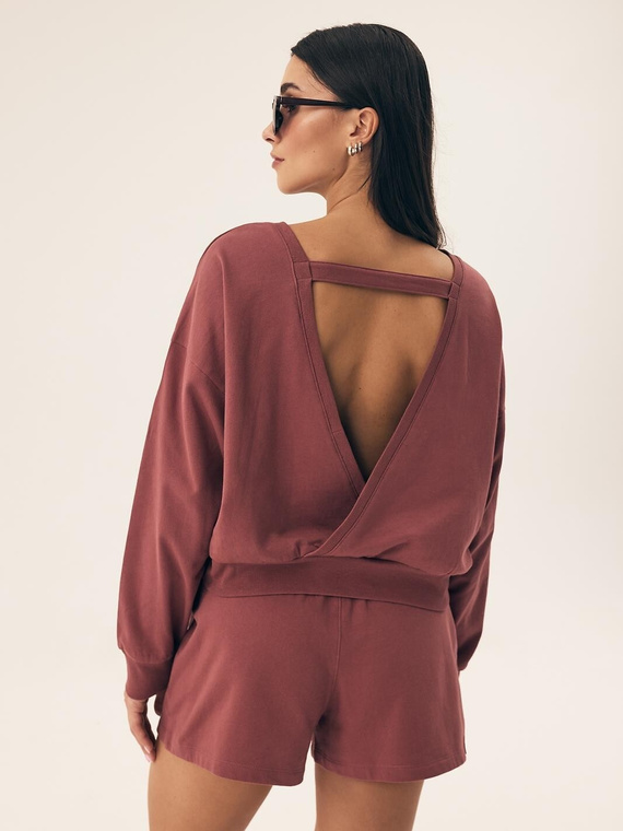 42772 Nimes Piżama Damska Homewear Henderson - brązowy