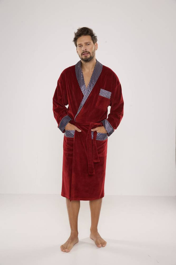 773 Bonjour szlafrok męski forex - bordo