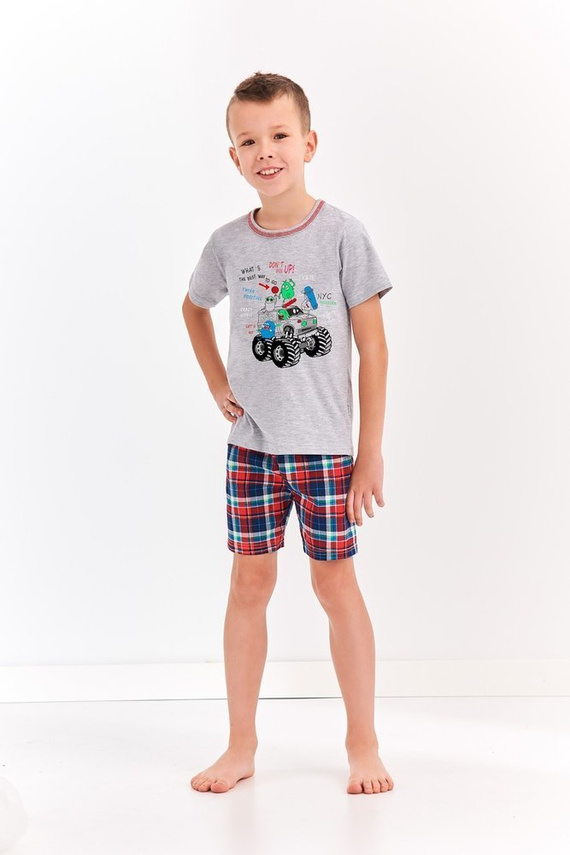 Damian 943/944 piżama chłopięca Taro czerwony