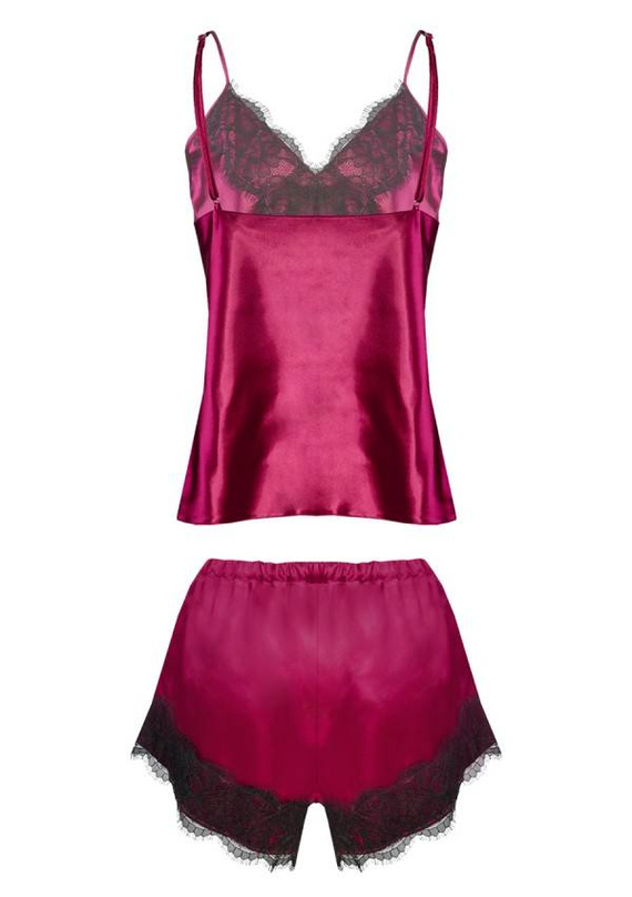 Tima Komplet Damski Piżama DKaren - bordo