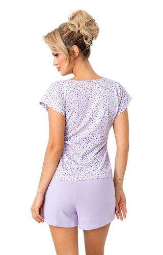 Fiorella  Short Piżama damska Donna -fioletowa