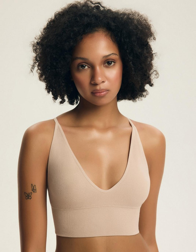 Biustonosz top bez fiszbin Henderson Arleen 2 44180 – miękki prążek 2-pak