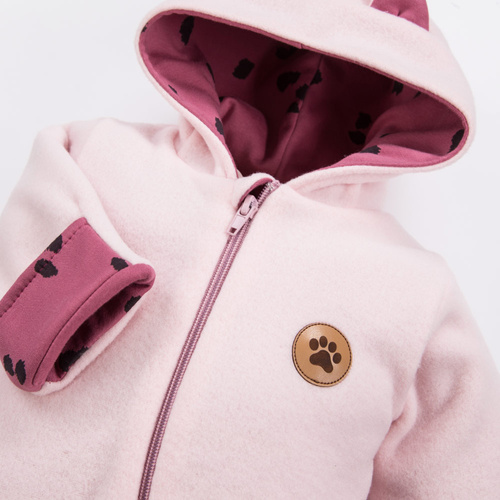 Run & Fun Kombinezon polarowy Eevi - różowy