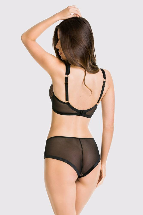 19181 Tivoli Bralette Biustonosz braletka Mediolano czarny