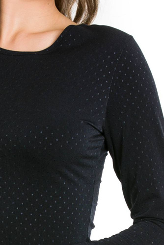 Dotsy Bluzka damska długi rękaw Mediolano czarny