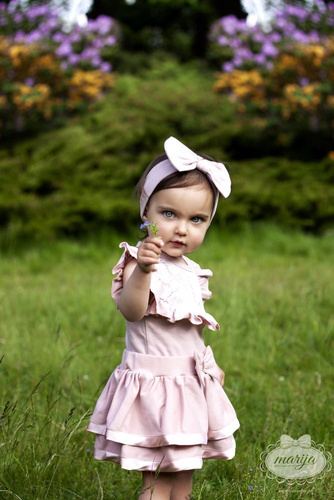 1726 Cherry Spódniczka Marija - różowy