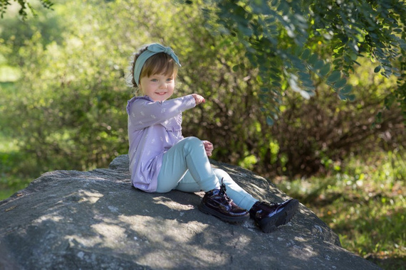  "My Garden" Tunika z marszczeniem PINOKIO - fiolet druk 