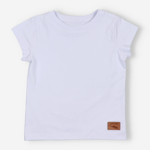 KAR-2007/BIA T-shirt dla chłopca Lagarto Verde biały