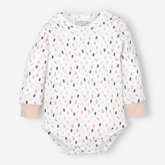 ABN-5323/KRE Body z bawełny organicznej Nini druk