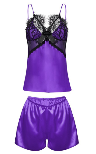 Beatrice Komplet piżama damska DKaren - Fiolet