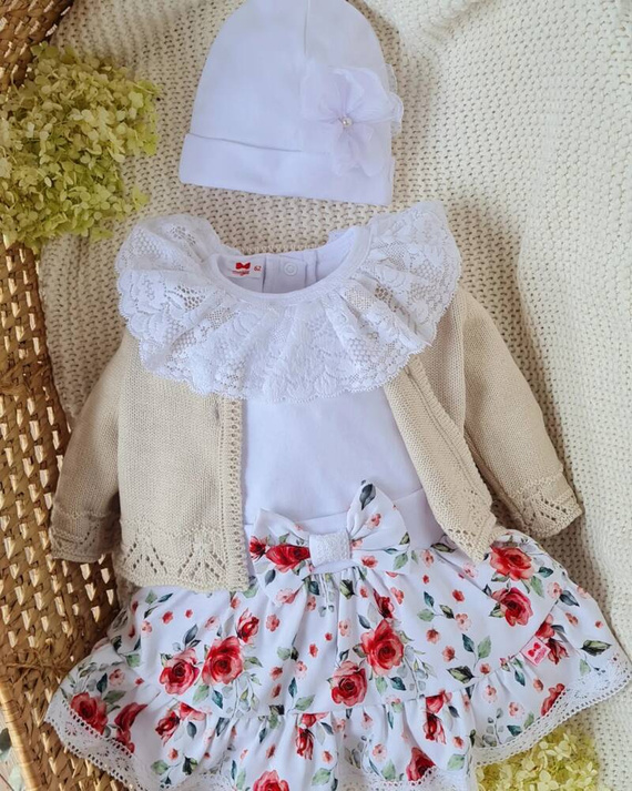 BSW/026 Sweterek ażurowy Marija - beżowy