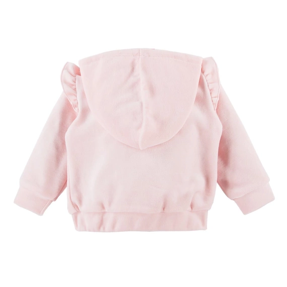 Run&Fun Komplet dresowy z falbanką Eevi - jasny różowy