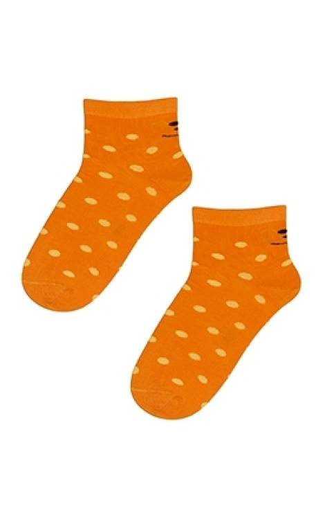 G44.59N Skarpety Damskie/ dziewczęce wzorowane  Gatta 422 pomarańczowy