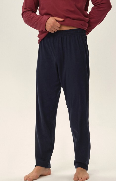 41903 Jetson Piżama Męska Core Henderson - bordowa