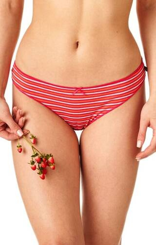 LPR 331 B22 A'2 Figi damskie 2-pak Key różowy-pomarańczowy