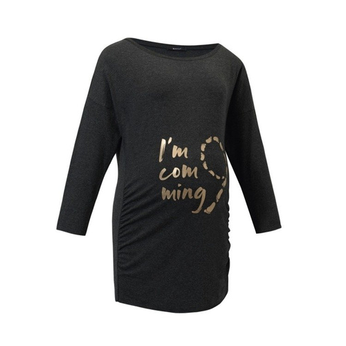 Udine bluzka ciążowa 9Fashion antracyt 