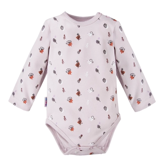 Adventure Dziewczęce Body z długim rękawem Ewa Klucze- fioletowe