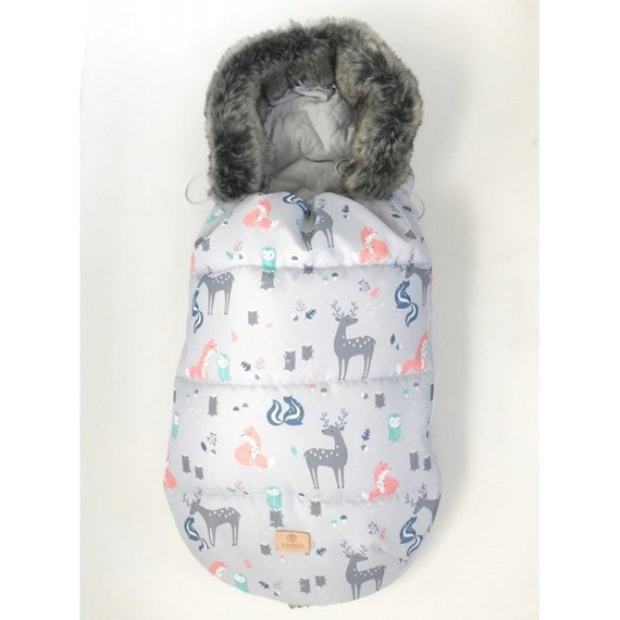 Śpiworek do wózka Premium Woodland Makaszka