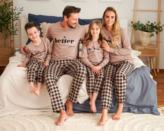 5218 "The best" Piżama dziecięca Unisex Doctor Nap - beige