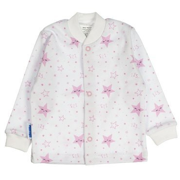 Kaftanik niemowlęcy Śpiące Gwiazdki Martex różowy