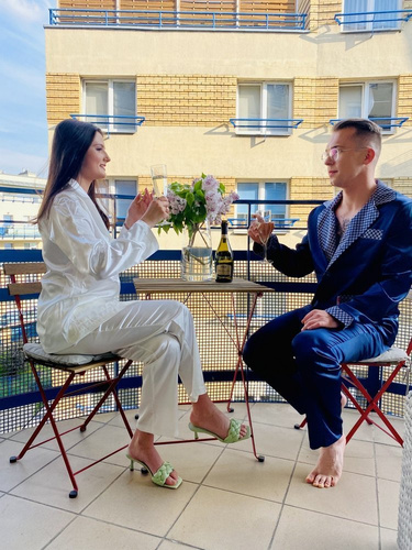 934 Classic Piżama damska Forex - pearl/perłowy