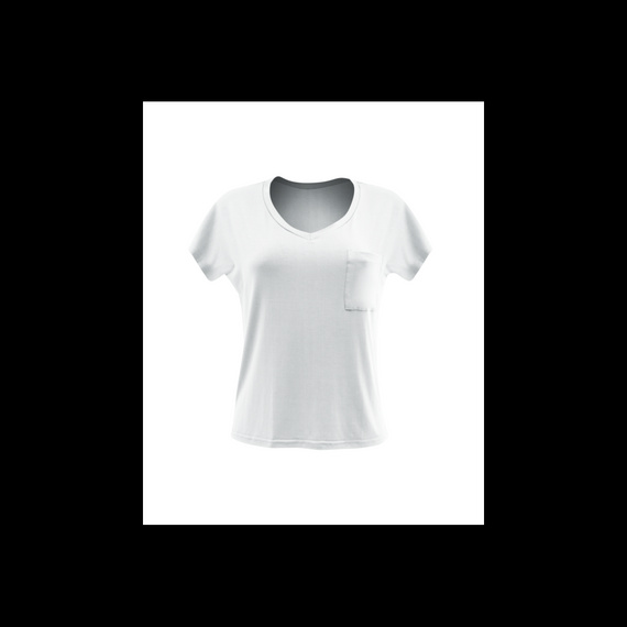 Marcela Koszulka damska krótki rękaw Sesto Senzo biały