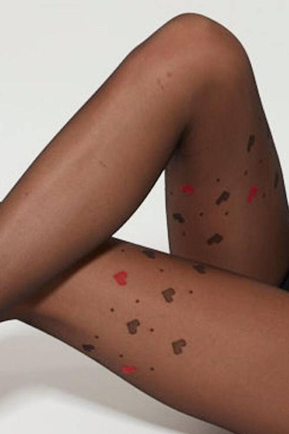 Lovely wz.02 Rajstopy 20 den Gatta - nero/red