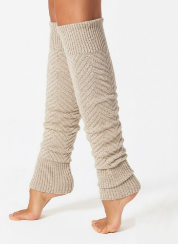 Getry Gatta Wedel Soft art.01 – ciepłe getry żakardowe na zimę, beżowy