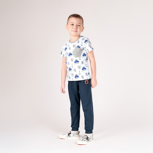 214282 Legginsy chłopięce Muki Nicol - granat