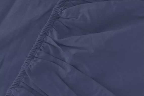 Poly prześcieradło z mikrofibry Detexpol granatowy