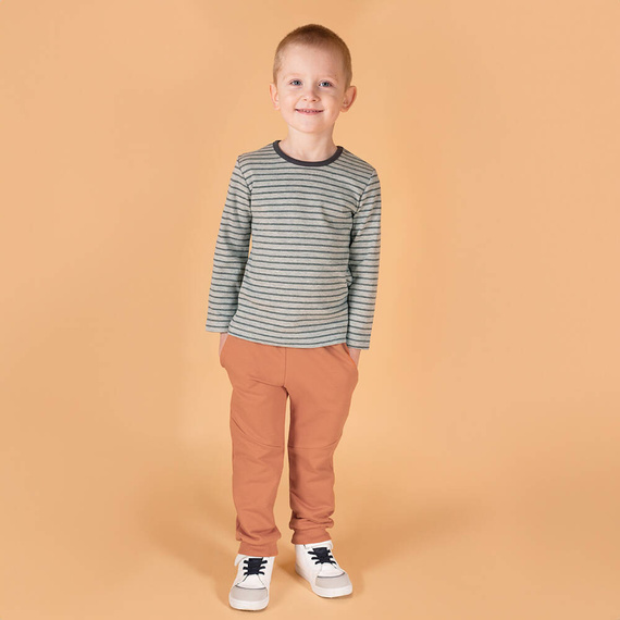 141255 Spodnie dresowe Nicol - rudy