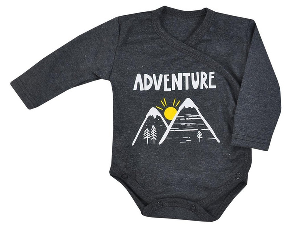 Mountains Kopertowe Body rozpinane z długim rękawem Koala - niebieski