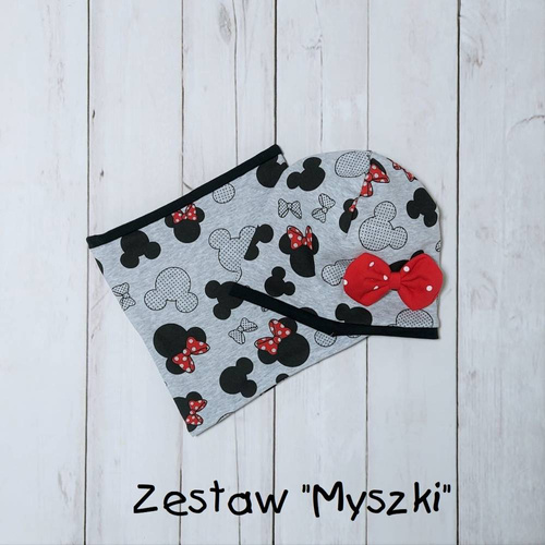 Zestaw Smile&Chill czapka + komin Bambarillo czarny