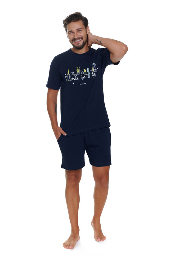 5355 Piżama Męska Doctor Nap - navy blue