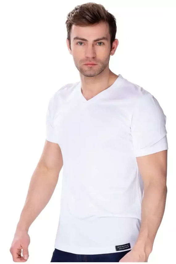 6087 Koszulka t-shirt Caro James Bradley biały 