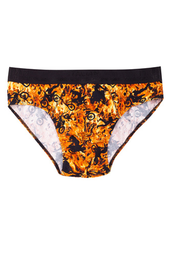 Caldo slipy męskie Italian Fashion - druk ogień