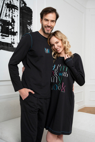 Olza koszula nocna Italian Fashion - czarny