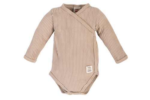 03234F "Natural Harmony" Body dzidziuś z długim rękawem Makoma fango 