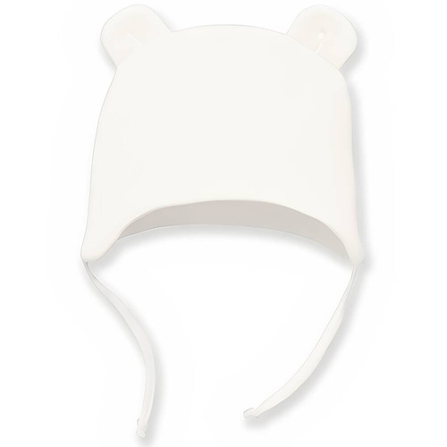 Lovely Day Czapka niemowlęca wiązana Pinokio - ecru