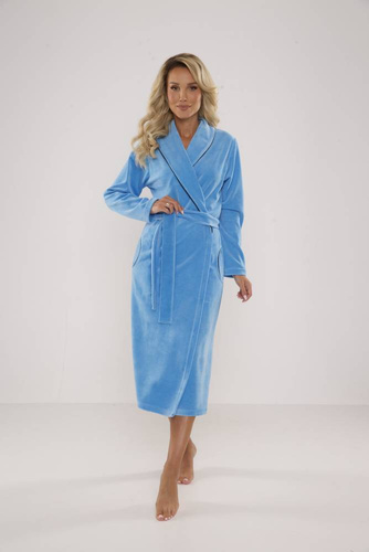 389 / 390 Lydie Szlafrok damski Forex - niebieski