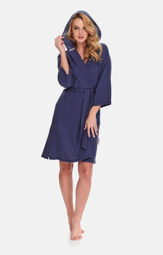 9904 Szlafrok damski Doctor Nap - cosmos, muślin