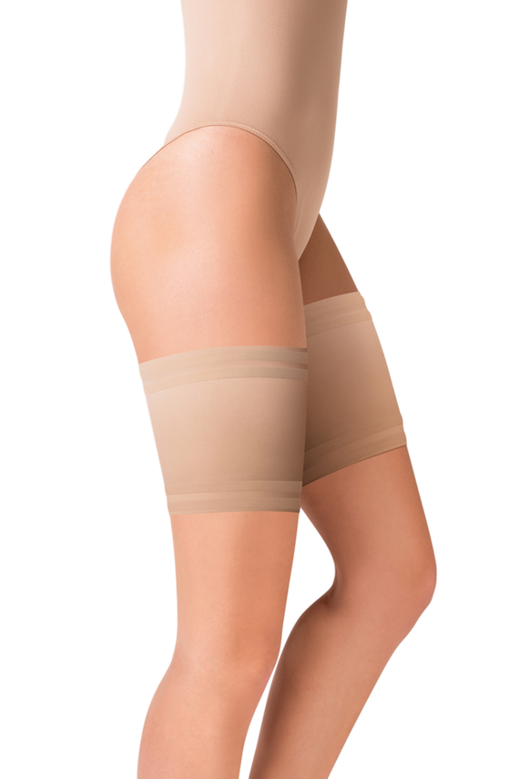 510 Opaski na uda Satine Size Plus Gabriella beige/beżowy