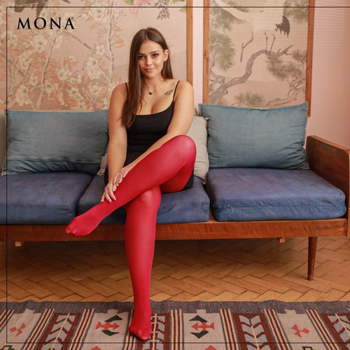 Elizabeth I Rajstopy Queen Size 70den ruby