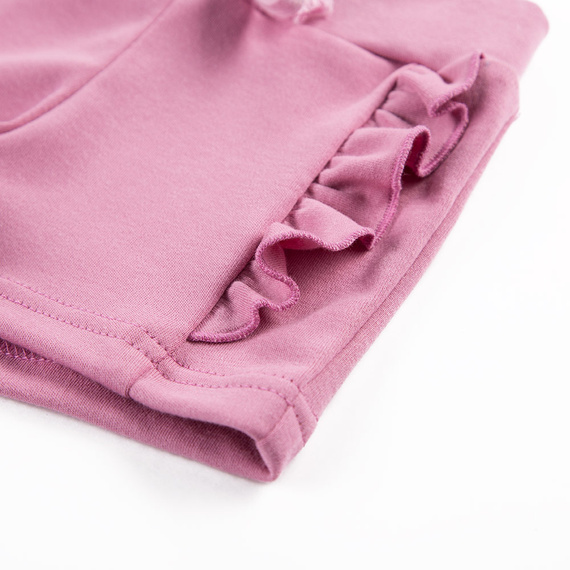 Nature Szorty z marszczeniem Ewa Klucze - bordo