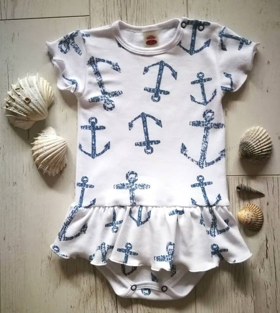 03226AB "BLUE SEA" Sukienkobody krótki rękaw Makoma biały 