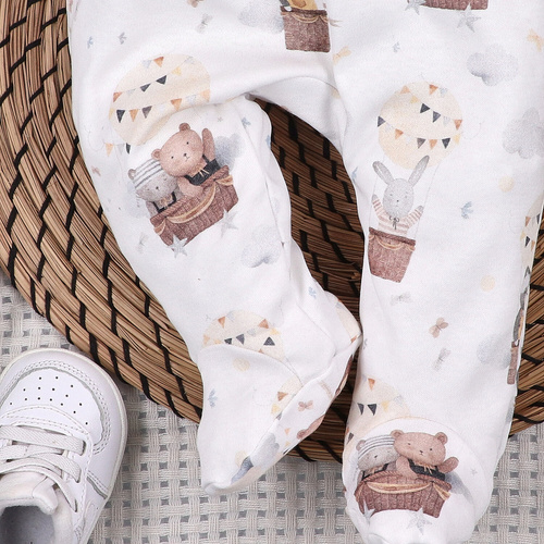 ABN-5661 Nini Półśpiochy Niemowlęce Balloon Friends 100% Bawełna Organiczna – PL