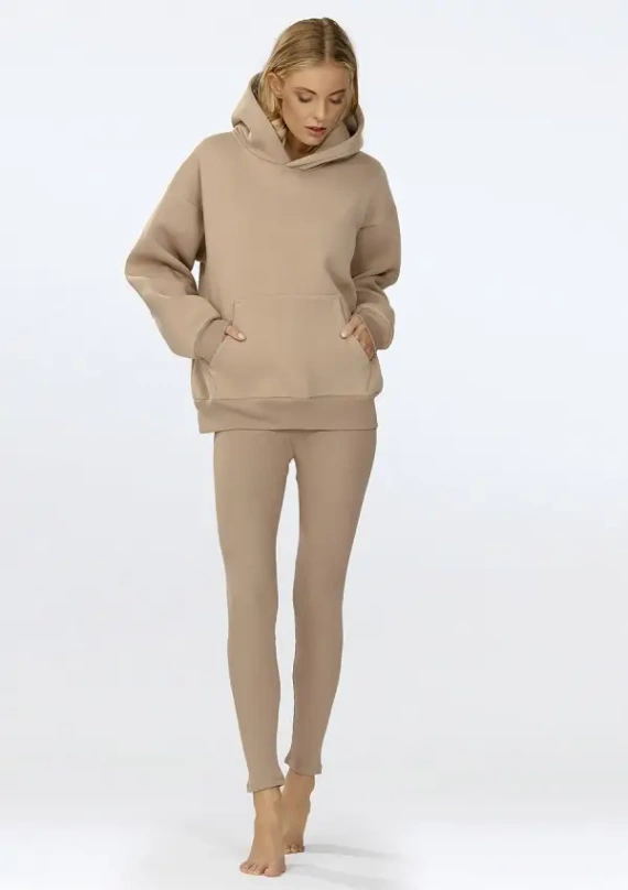 Oseye Dresowy komplet damski Dkaren - cappuccino